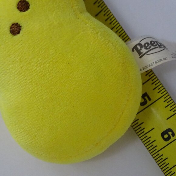 Just Born Peeps Yellow Bunny Rabbit Plush Toy Stuffed Animal 2020 5 inch Easter - Picture 5 of 5